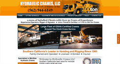 Desktop Screenshot of hydrauliccranesllc.com